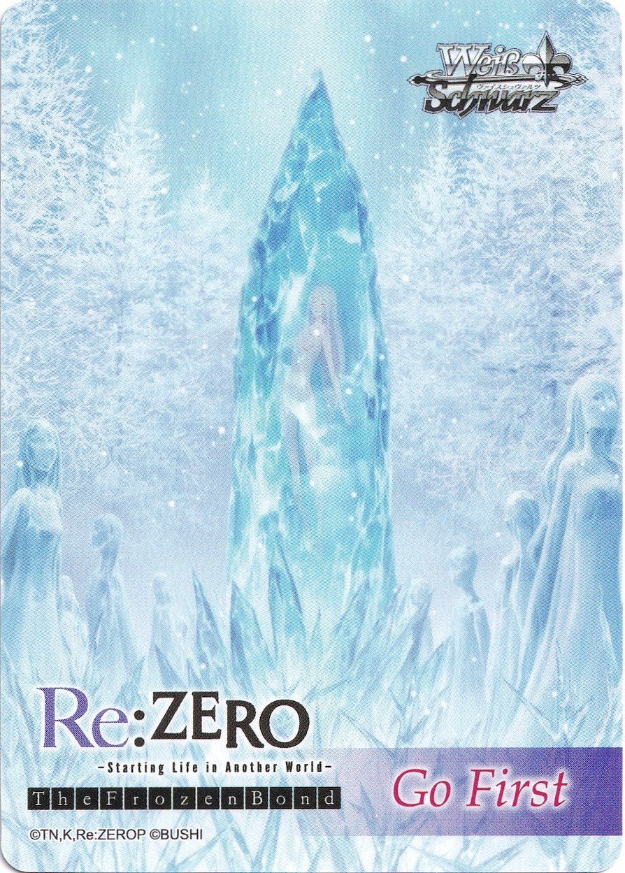 Go First Card - Girl Imprisoned in Ice, Emilia - Re:ZERO: The Frozen Bond