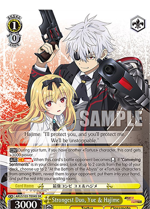 Strongest Duo, Yue & Hajime (ARI/S103-TE04S SR) [Arifureta: From Commonplace to World's Strongest]