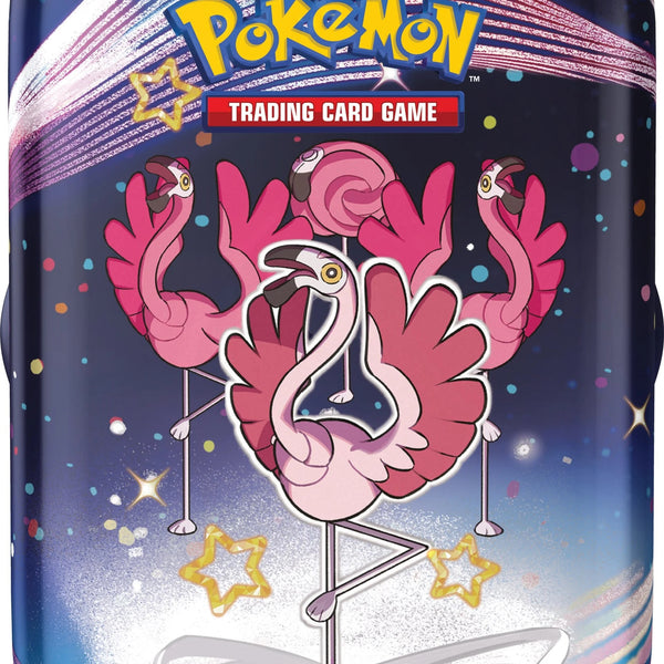 Scarlet & Violet: Paldean Fates - Mini Tin (Flamigo) Scarlet & Violet: Paldean Fates - Mini Tin (Flamigo)