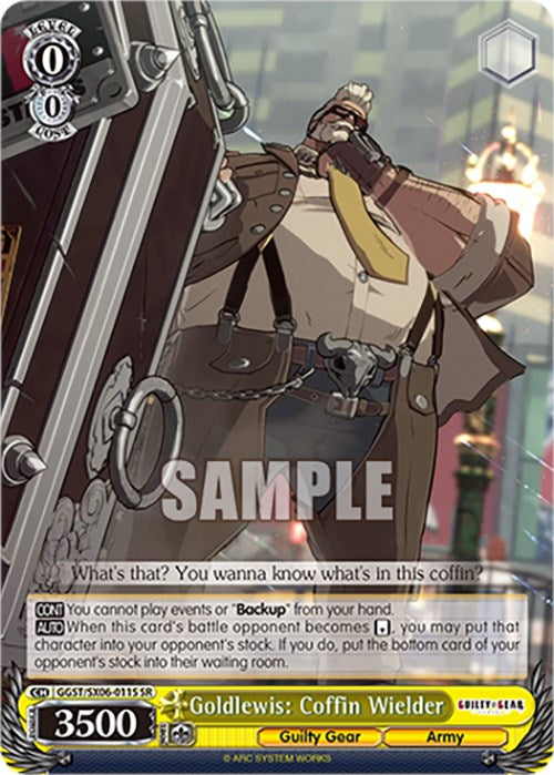 Goldlewis: Coffin Wielder (GGST/SX06-011S SR) [Guilty Gear -Strive-]