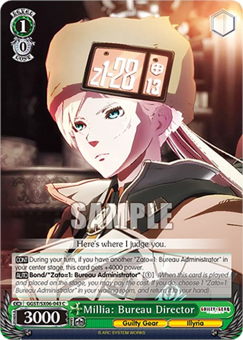 Millia: Bureau Director (GGST/SX06-043 C) [Guilty Gear -Strive-]