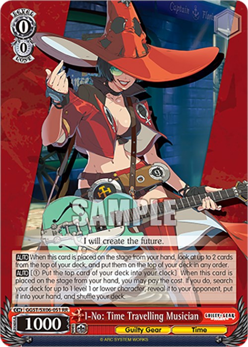 I-No: Time Travelling Musician (GGST/SX06-051 RR) [Guilty Gear -Strive-]