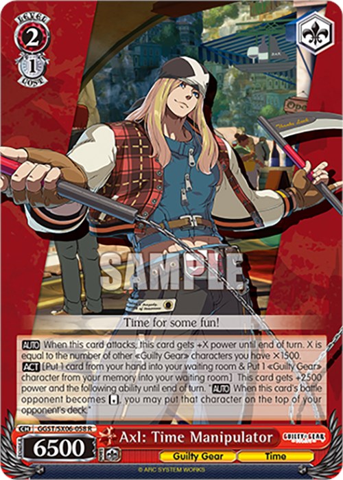 Axl: Time Manipulator (GGST/SX06-058 R) [Guilty Gear -Strive-]