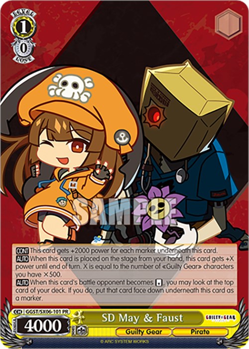 SD May & Faust (GGST/SX06-101 PR) [Guilty Gear -Strive-]