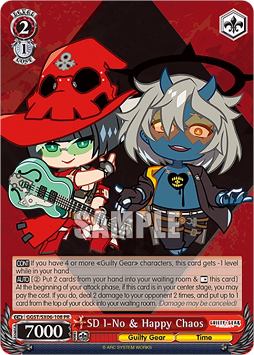 SD I-No & Happy Chaos (GGST/SX06-108 PR) [Guilty Gear -Strive-]