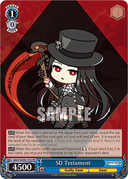 SD Testament (GGST/SX06-110S PR) (Foil) [Guilty Gear -Strive-]