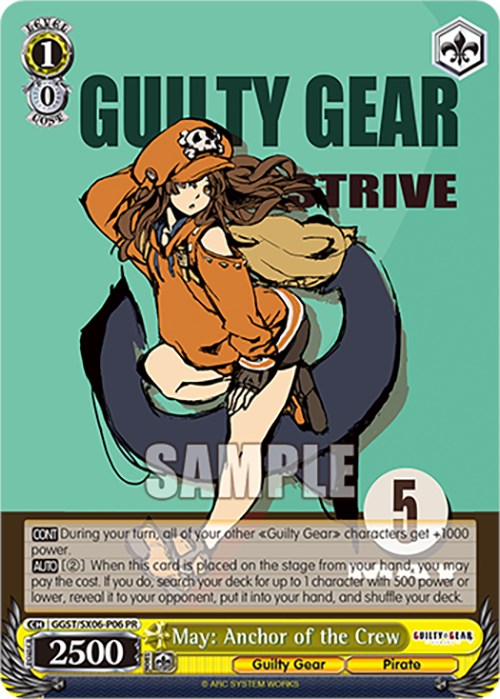 May: Anchor of the Crew (GGST/SX06-P06 PR) [Guilty Gear -Strive-]