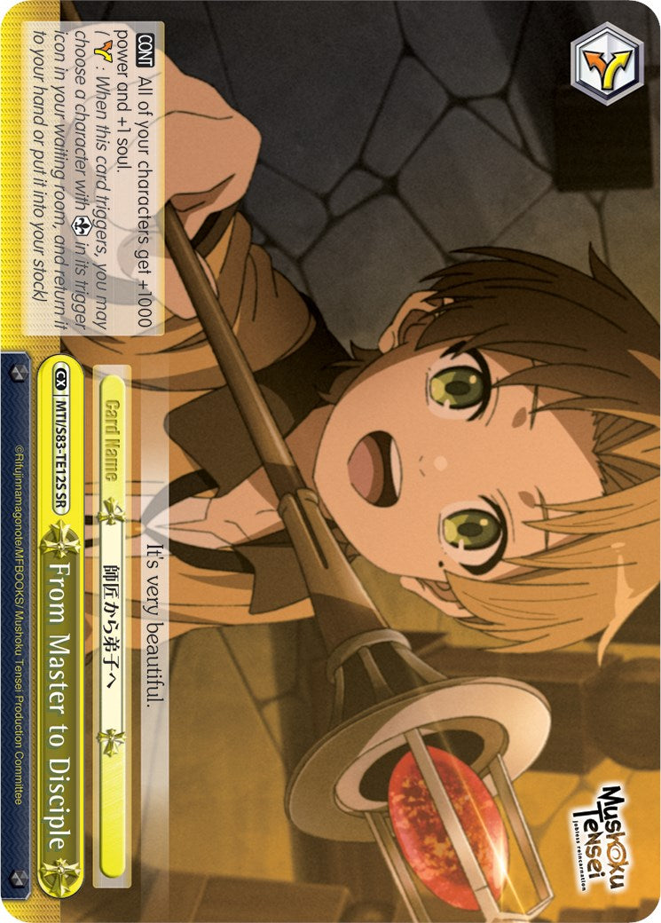 From Master to Disciple (SR) (MTI/S83-TE12S SR) - Mushoku Tensei: Jobless Reincarnation