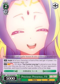 Precious Presence, Fil (NGL/S58-E030 R) - No Game No Life