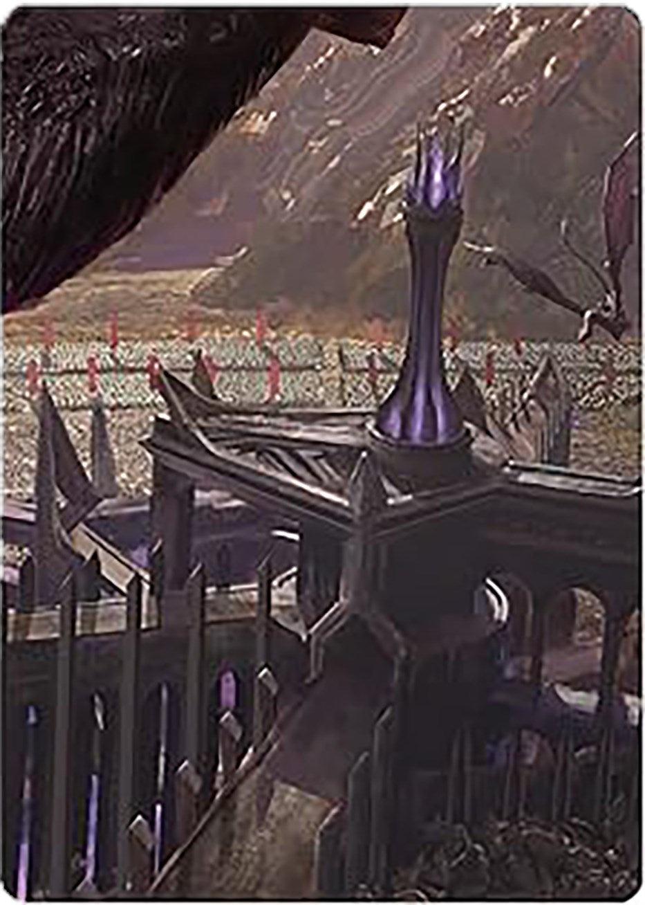 Minas Morgul, Dark Fortress Art Card [The Lord of the Rings: Tales of Middle-earth Art Series] - Josh's Cards