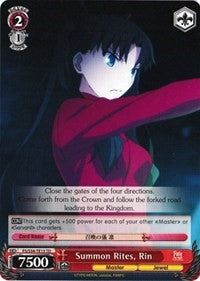 Summon Rites, Rin (TD) (FS/S34-TE13 TD) - Fate/stay night [Unlimited Blade Works]