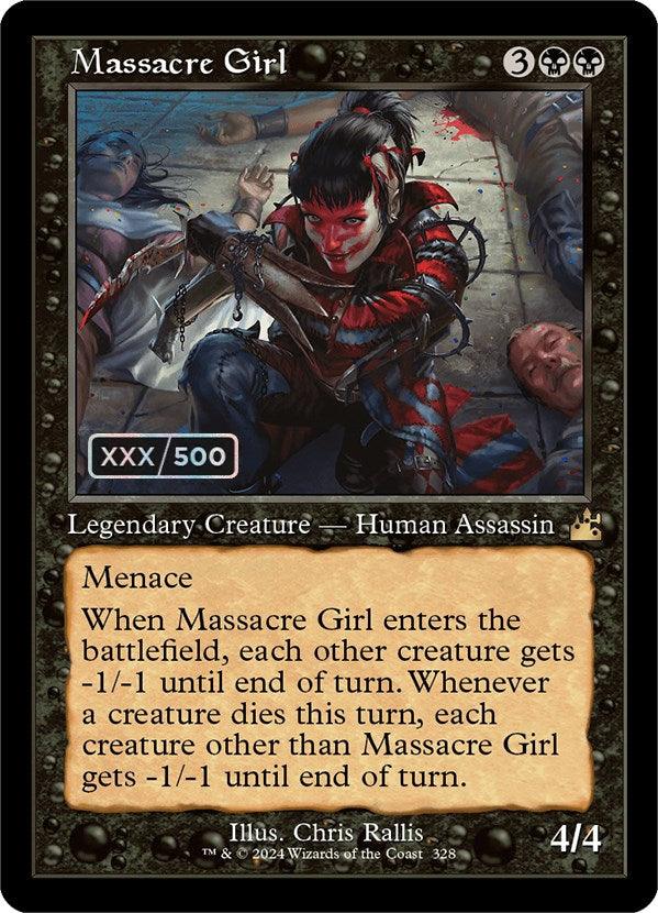 Massacre Girl (Retro) (Serialized) [Ravnica Remastered] - Josh's Cards