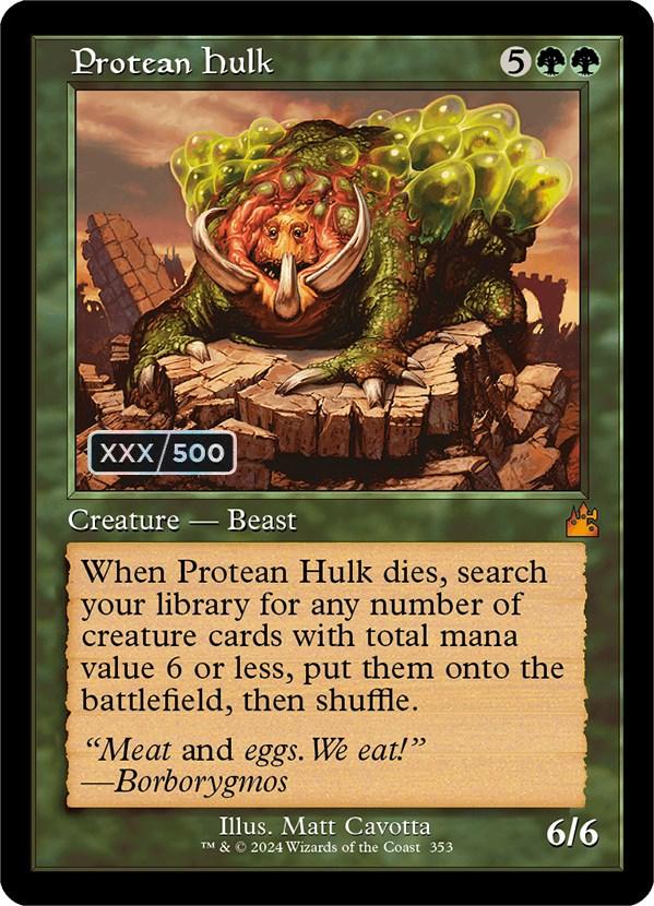 Protean Hulk (Retro) (Serialized) [Ravnica Remastered] - Josh's Cards