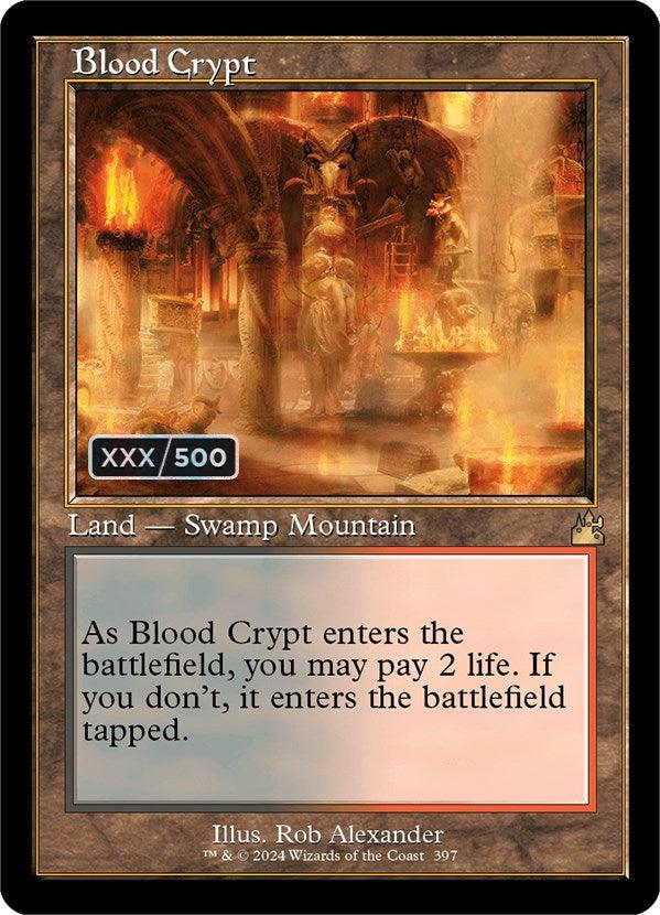 Blood Crypt (Retro) (Serialized) [Ravnica Remastered] - Josh's Cards