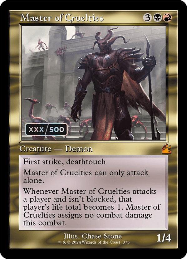 Master of Cruelties (Retro) (Serialized) [Ravnica Remastered] - Josh's Cards