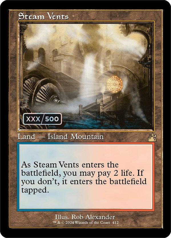 Steam Vents (Retro) (Serialized) [Ravnica Remastered] - Josh's Cards