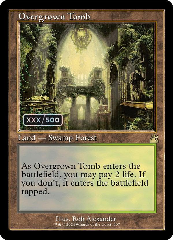 Overgrown Tomb (Retro) (Serialized) [Ravnica Remastered] - Josh's Cards