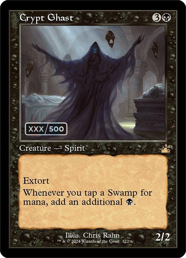 Crypt Ghast (Retro) (Serialized) [Ravnica Remastered] - Josh's Cards