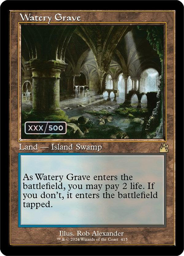 Watery Grave (Retro) (Serialized) [Ravnica Remastered] - Josh's Cards