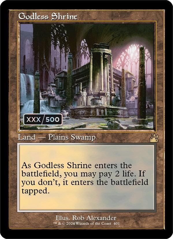 Godless Shrine (Retro) (Serialized) [Ravnica Remastered] - Josh's Cards