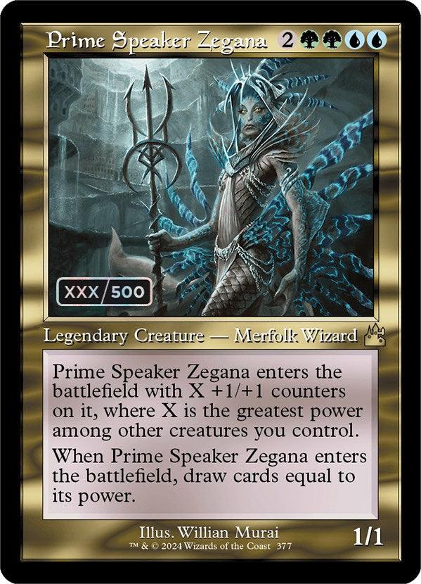 Prime Speaker Zegana (Retro) (Serialized) [Ravnica Remastered] - Josh's Cards