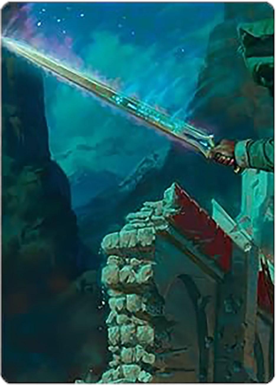 Anduril, Narsil Reforged Art Card [The Lord of the Rings: Tales of Middle-earth Art Series] - Josh's Cards