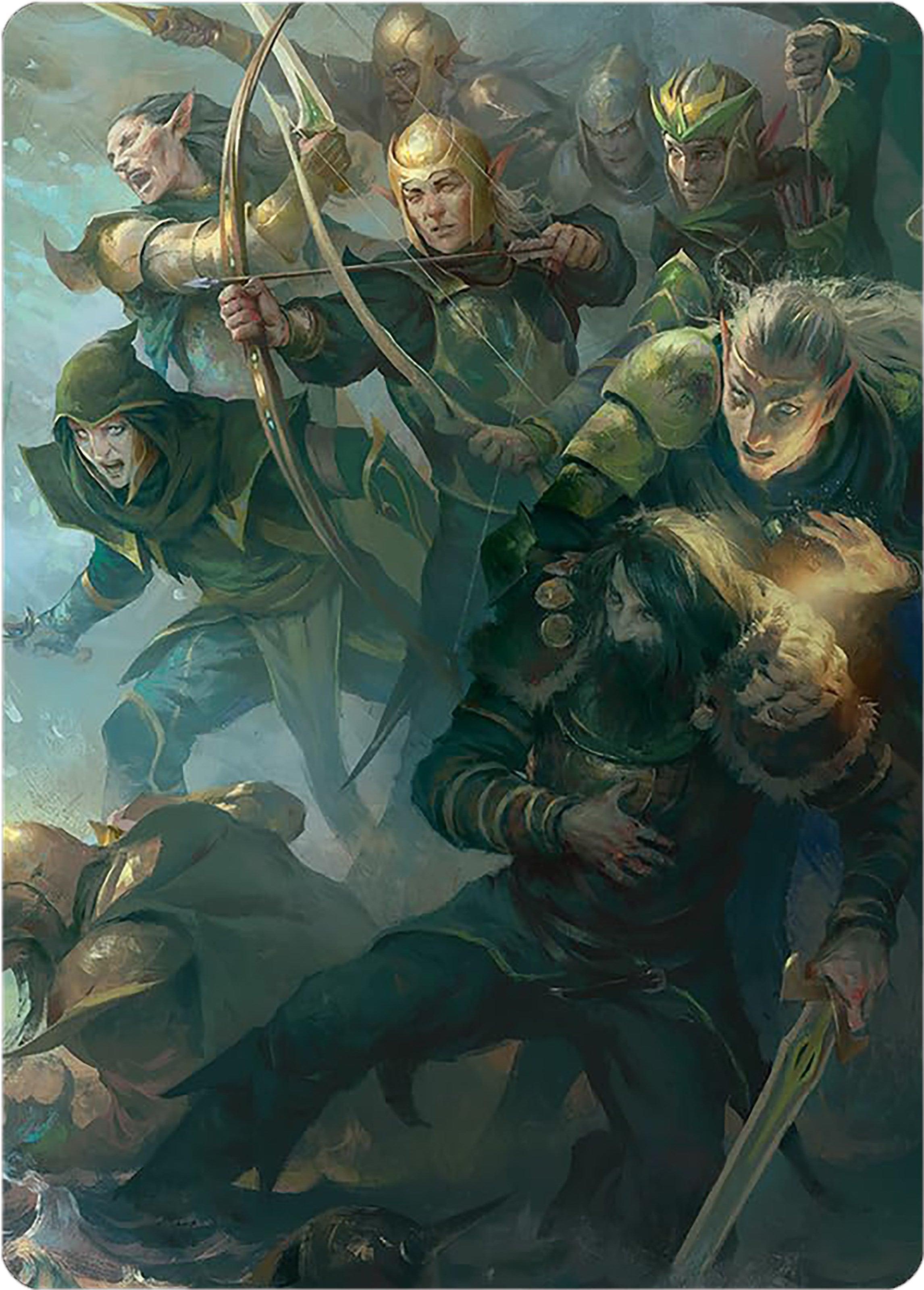 Galadhrim Brigade Art Card [The Lord of the Rings: Tales of Middle-earth Art Series] - Josh's Cards