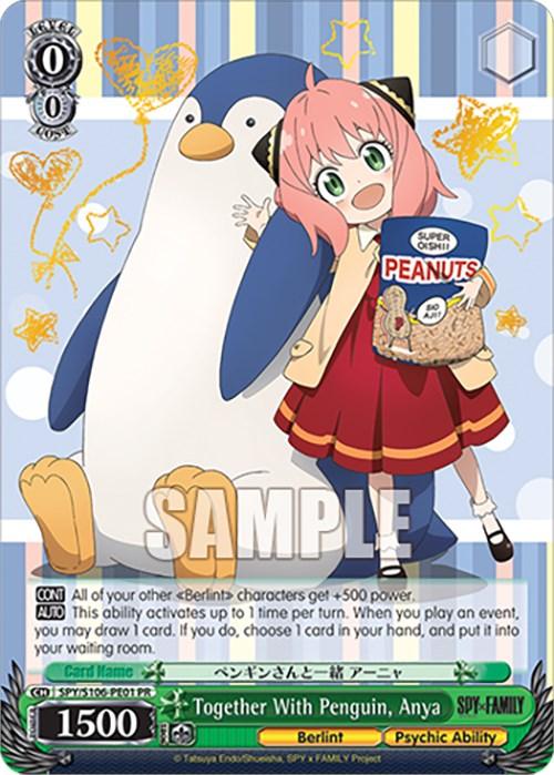 Together With Penguin, Anya (SPY/S106-PE01 PR) [SPY x FAMILY] - Josh's Cards