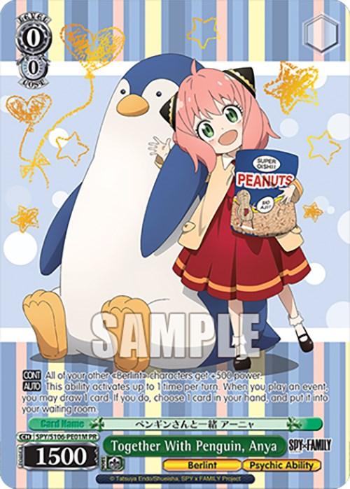 Together With Penguin, Anya (SPY/S106-PE01M PR) [SPY x FAMILY] - Josh's Cards