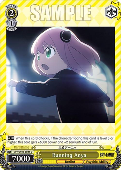 Running Anya (SPY/S106-E021 C) [SPY x FAMILY] - Josh's Cards