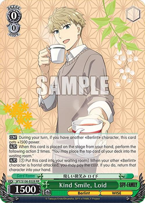 Kind Smile, Loid (SPY/S106-E028 RR) [SPY x FAMILY] - Josh's Cards