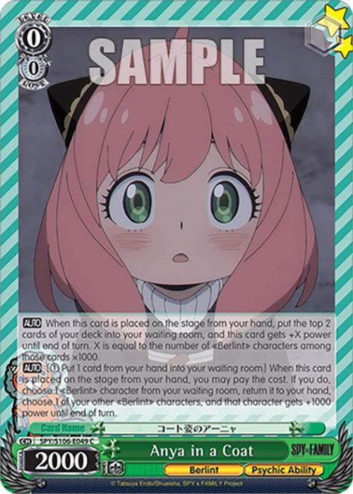 Anya in a Coat (SPY/S106-E049 C) [SPY x FAMILY] - Josh's Cards