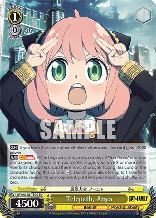 Telepath, Anya (SPY/S106-TE05 TD) [SPY x FAMILY] - Josh's Cards