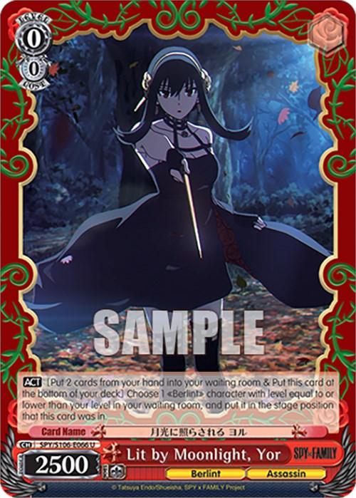 Lit by Moonlight, Yor (SPY/S106-E066 U) [SPY x FAMILY] - Josh's Cards