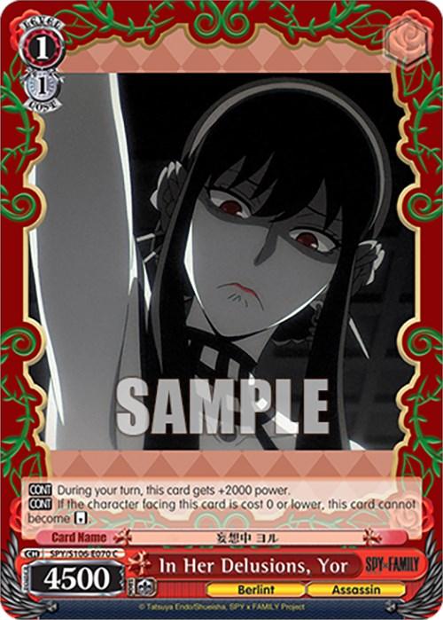 In Her Delusions, Yor (SPY/S106-E070 C) [SPY x FAMILY] - Josh's Cards