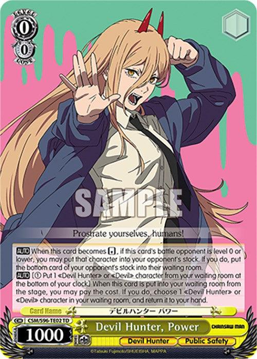 Devil Hunter, Power (CSM/S96-TE02 TD) [Chainsaw Man] - Josh's Cards