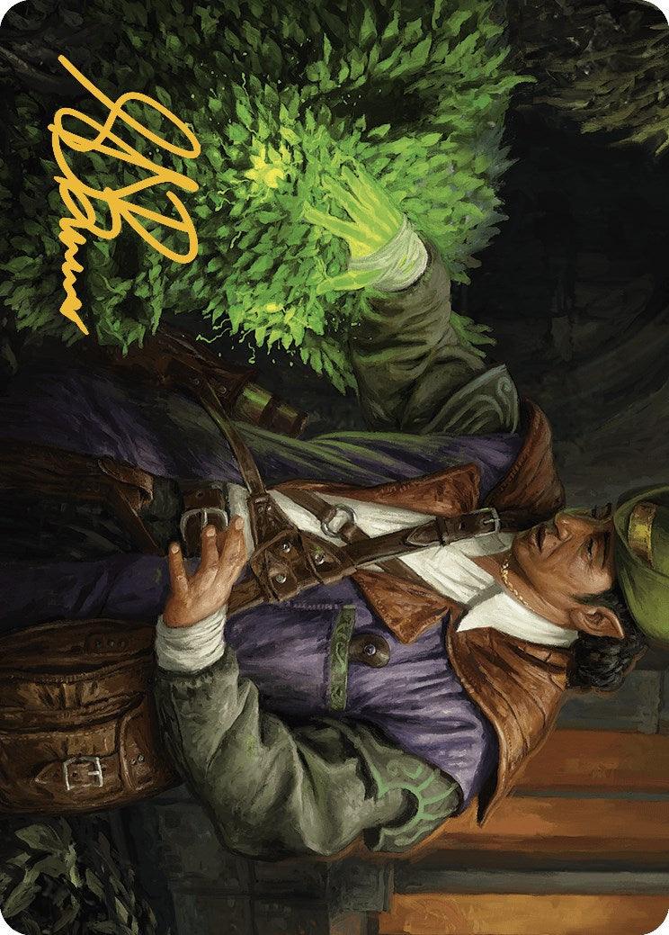Hedge Whisperer Art Card (Gold-Stamped Signature) [Murders at Karlov Manor Art Series] - Josh's Cards