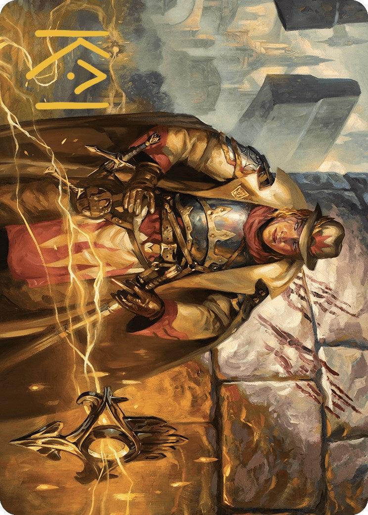 Tenth District Hero Art Card (Gold-Stamped Signature) [Murders at Karlov Manor Art Series] - Josh's Cards