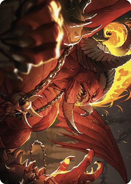 Rakdos, Patron of Chaos Art Card (45/49) [Murders at Karlov Manor Art Series] - Josh's Cards