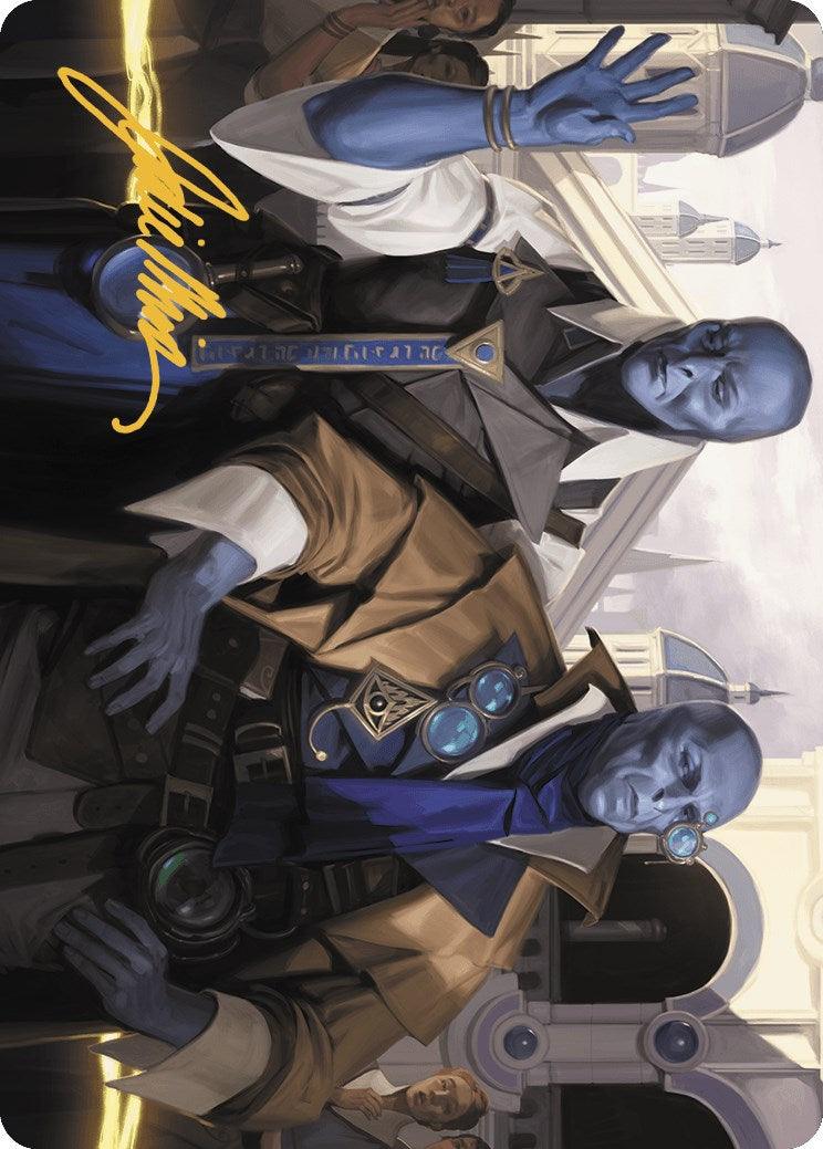 Hotshot Investigators Art Card (Gold-Stamped Signature) [Murders at Karlov Manor Art Series] - Josh's Cards