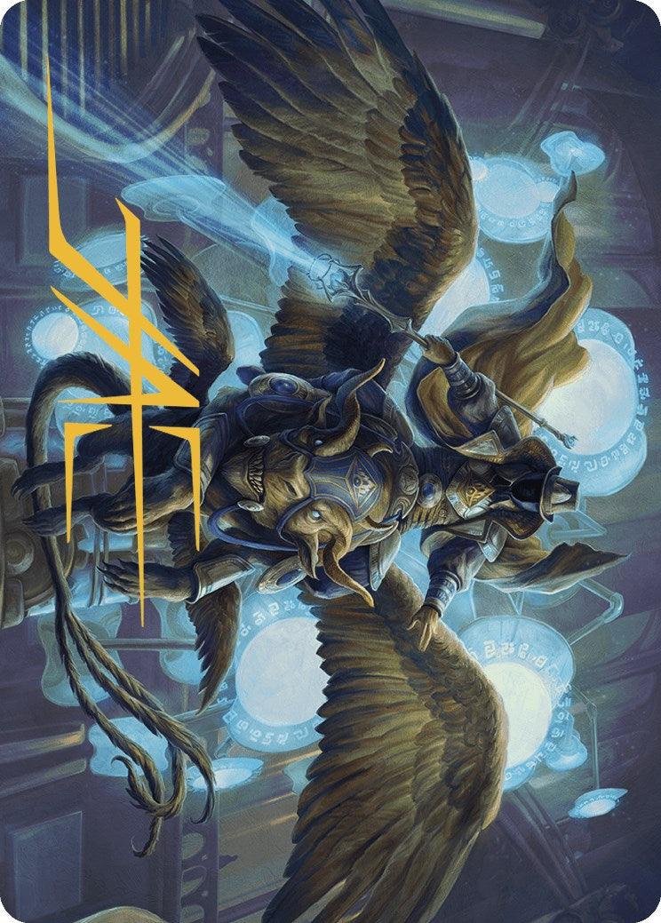 Ezrim, Agency Chief Art Card (Gold-Stamped Signature) [Murders at Karlov Manor Art Series] - Josh's Cards