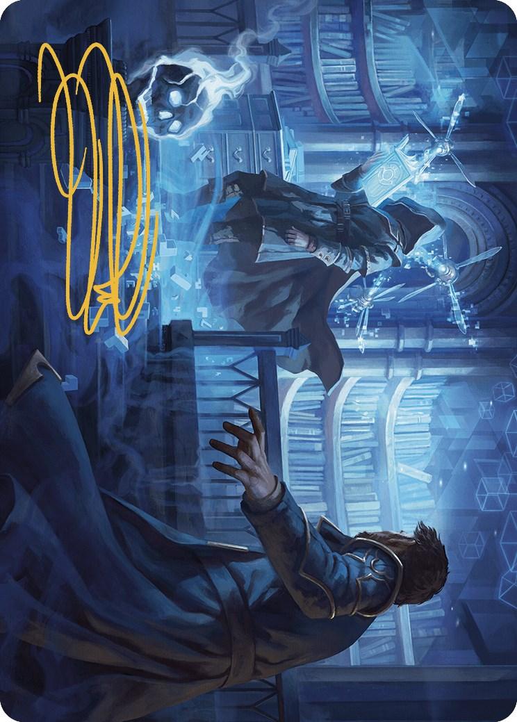 Intrude on the Mind Art Card (Gold-Stamped Signature) [Murders at Karlov Manor Art Series] - Josh's Cards