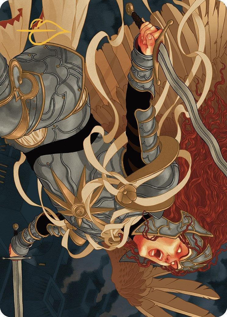 Aurelia, the Law Above Art Card (41/49) (Gold-Stamped Signature) [Murders at Karlov Manor Art Series] - Josh's Cards