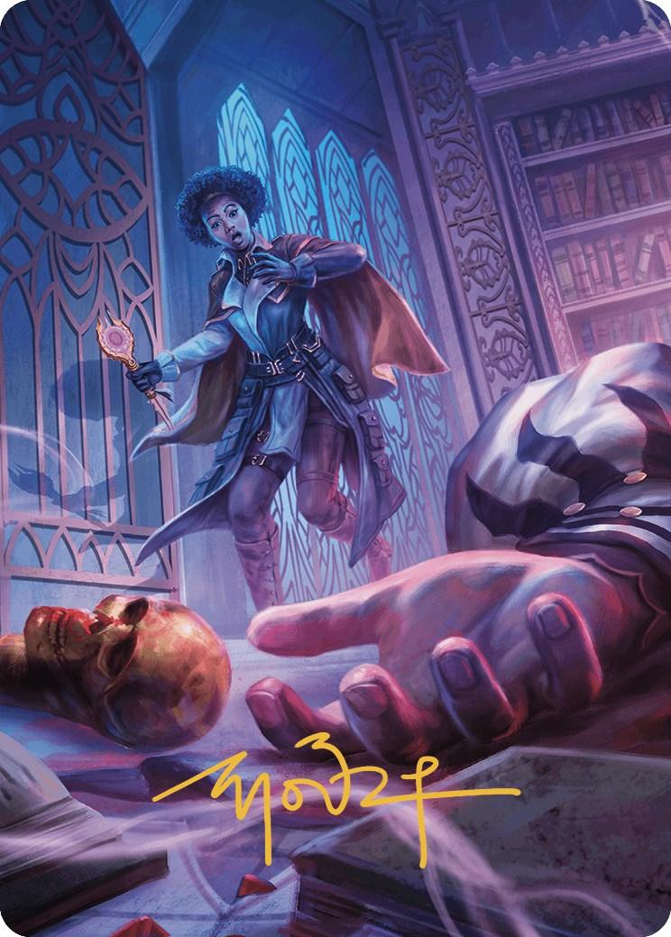 Deadly Complication Art Card (Gold-Stamped Signature) [Murders at Karlov Manor Art Series] - Josh's Cards