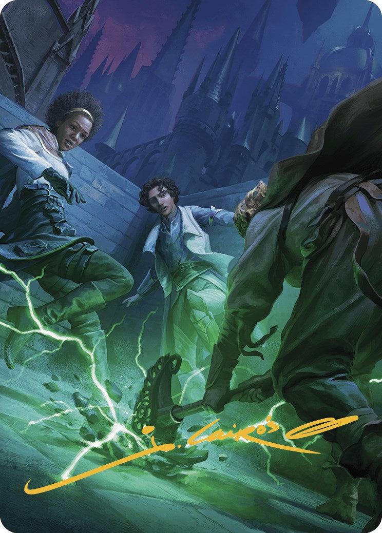 Fanatical Strength Art Card (Gold-Stamped Signature) [Murders at Karlov Manor Art Series] - Josh's Cards