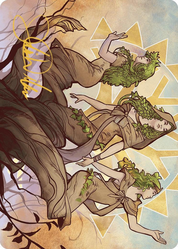 Trostani, Three Whispers Art Card (Gold-Stamped Signature) [Murders at Karlov Manor Art Series] - Josh's Cards