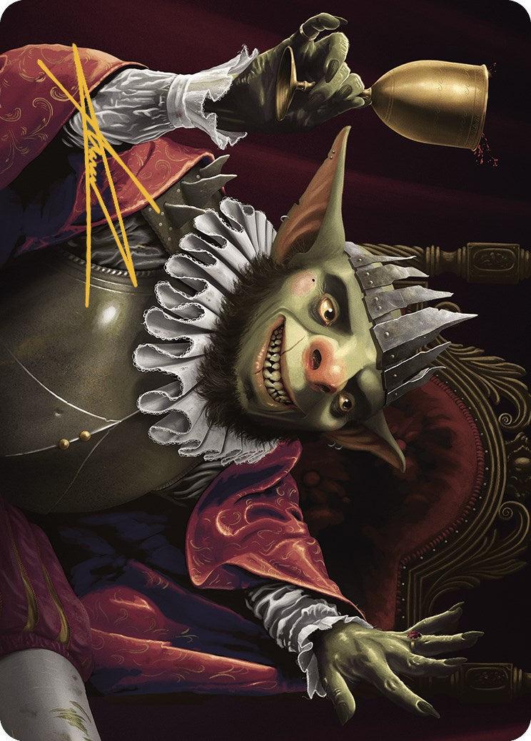 Krenko, Baron of Tin Street Art Card (Gold-Stamped Signature) [Murders at Karlov Manor Art Series] - Josh's Cards