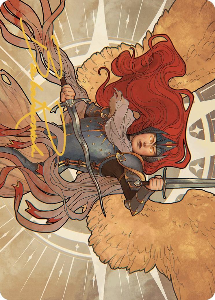 Aurelia, the Law Above Art Card (36/49) (Gold-Stamped Signature) [Murders at Karlov Manor Art Series] - Josh's Cards