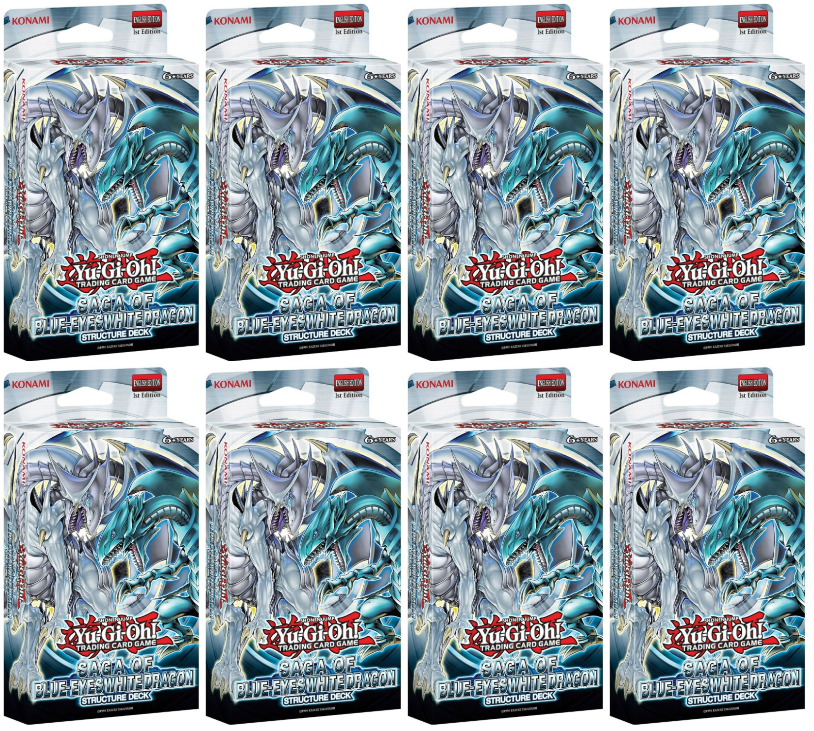 Saga of Blue-Eyes White Dragon - Structure Deck Display (1st Edition)