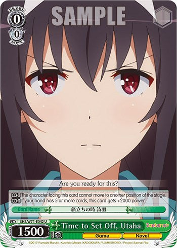 Time to Set Off, Utaha (SHS/W71-E042 U) - Saekano How to Raise a Boring Girlfriend. flat